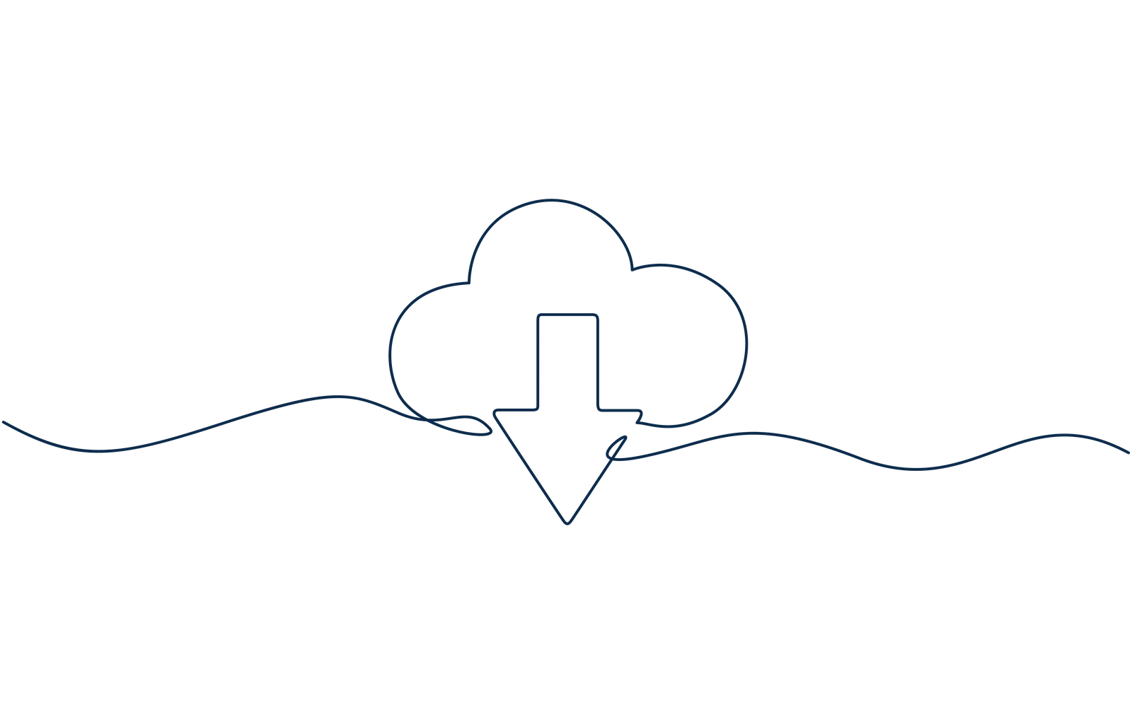 Line drawing of a cloud icon representing downloadable resources and PDFs.